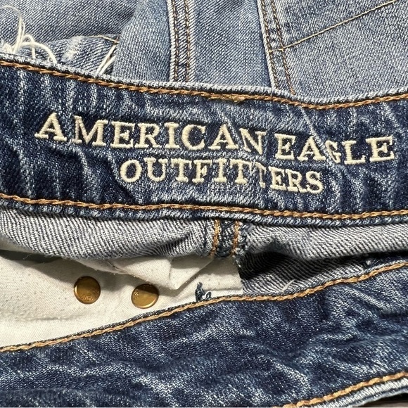 AMERICAN EAGLE Boy Crop Button Up Jeans, Size 2 -#307 - Picture 9 of 13
